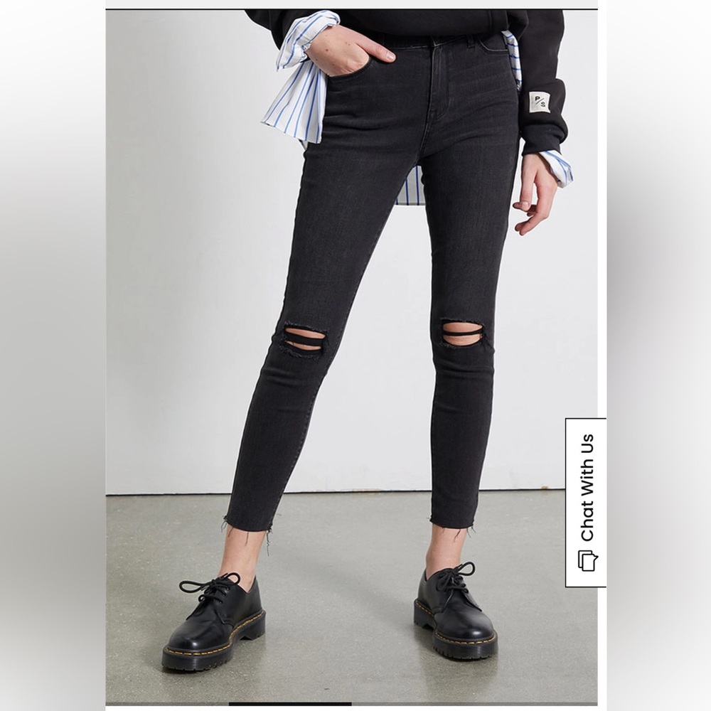 Like New!! PacSun Black Denim Jeans High Rise Jeggings Size 24